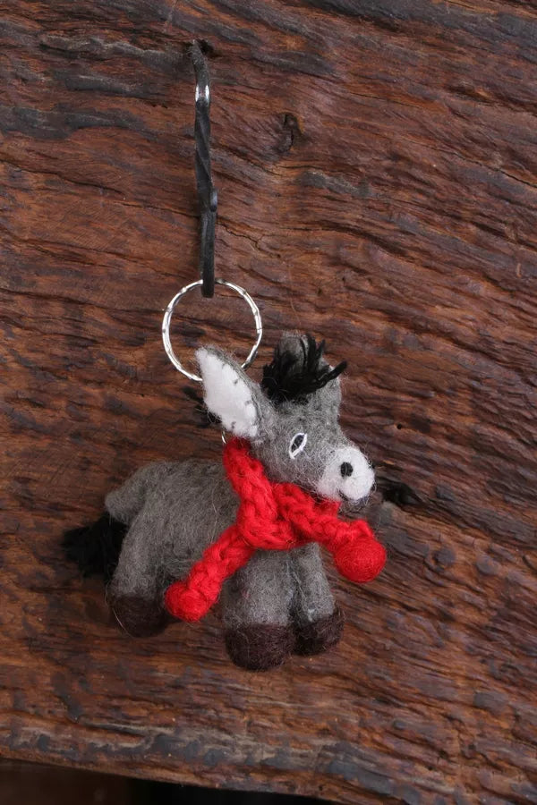 Dennis the Donkey Keyring
