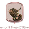 Jan Laird Highland Cow Compact Mirror
