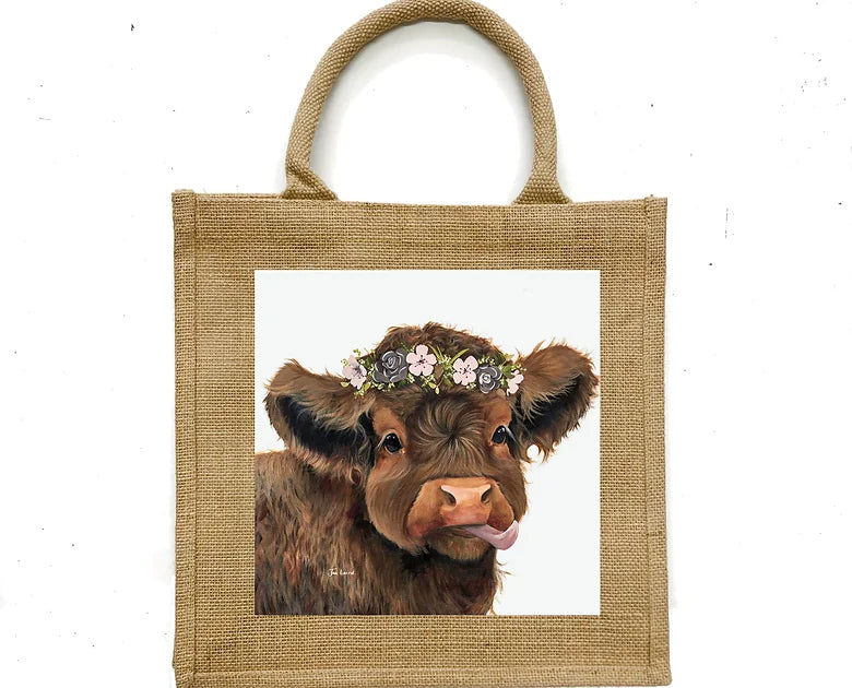 Flora Small Jute Bag