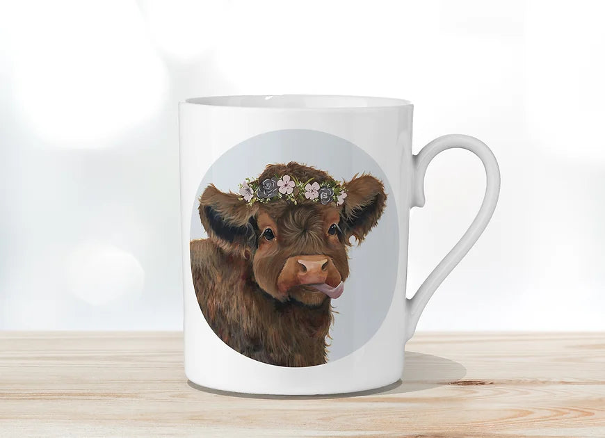 'Flora' Fine Bone China Mug