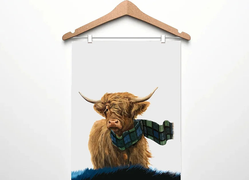 Tartan Storm Teatowel