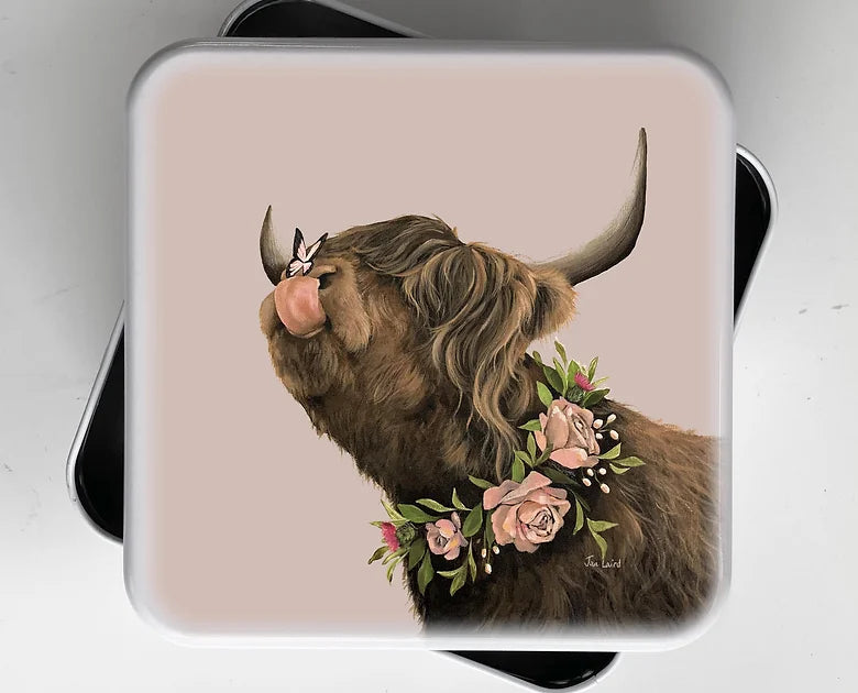 Rose Biscuit Tin