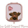Jan Laird Highland Cow Compact Mirror
