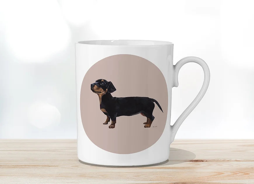 'Dachshund' Fine Bone China Mug