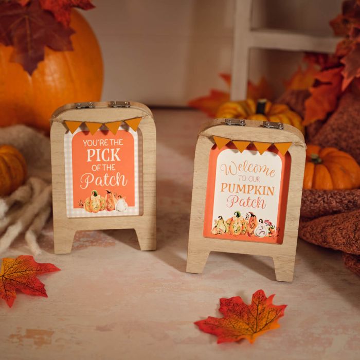 Pumpkin Patch Mini A Frame Plaque