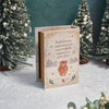 Highland Cow 'Tis the Season' Faux Leather and Wood Book Box