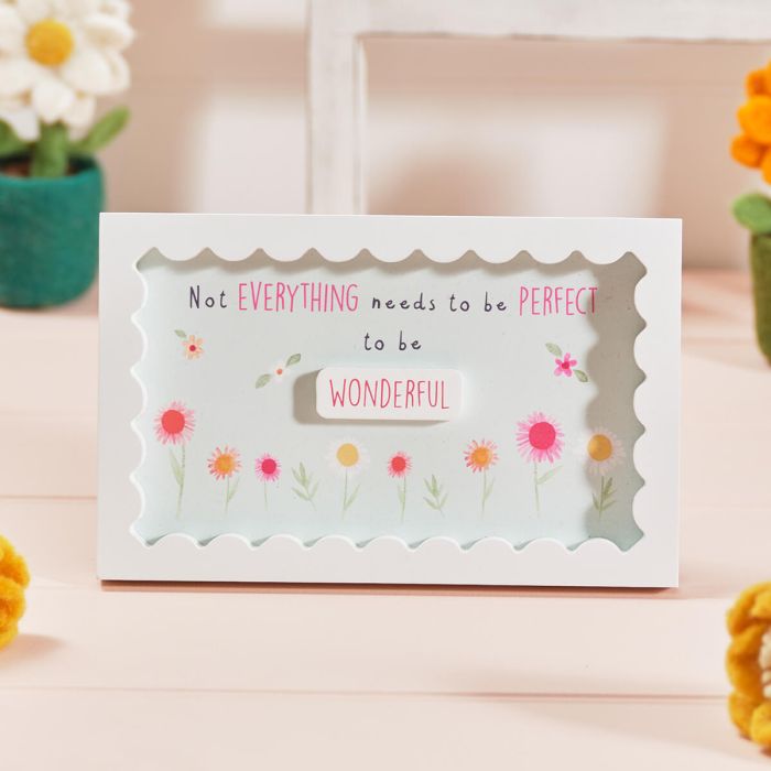 Love & Kindness Wooden 3D Plaque with Sawtooth Hook