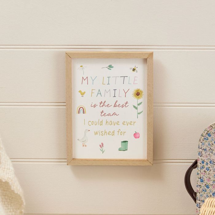'My Little Family..' Framed Plaque