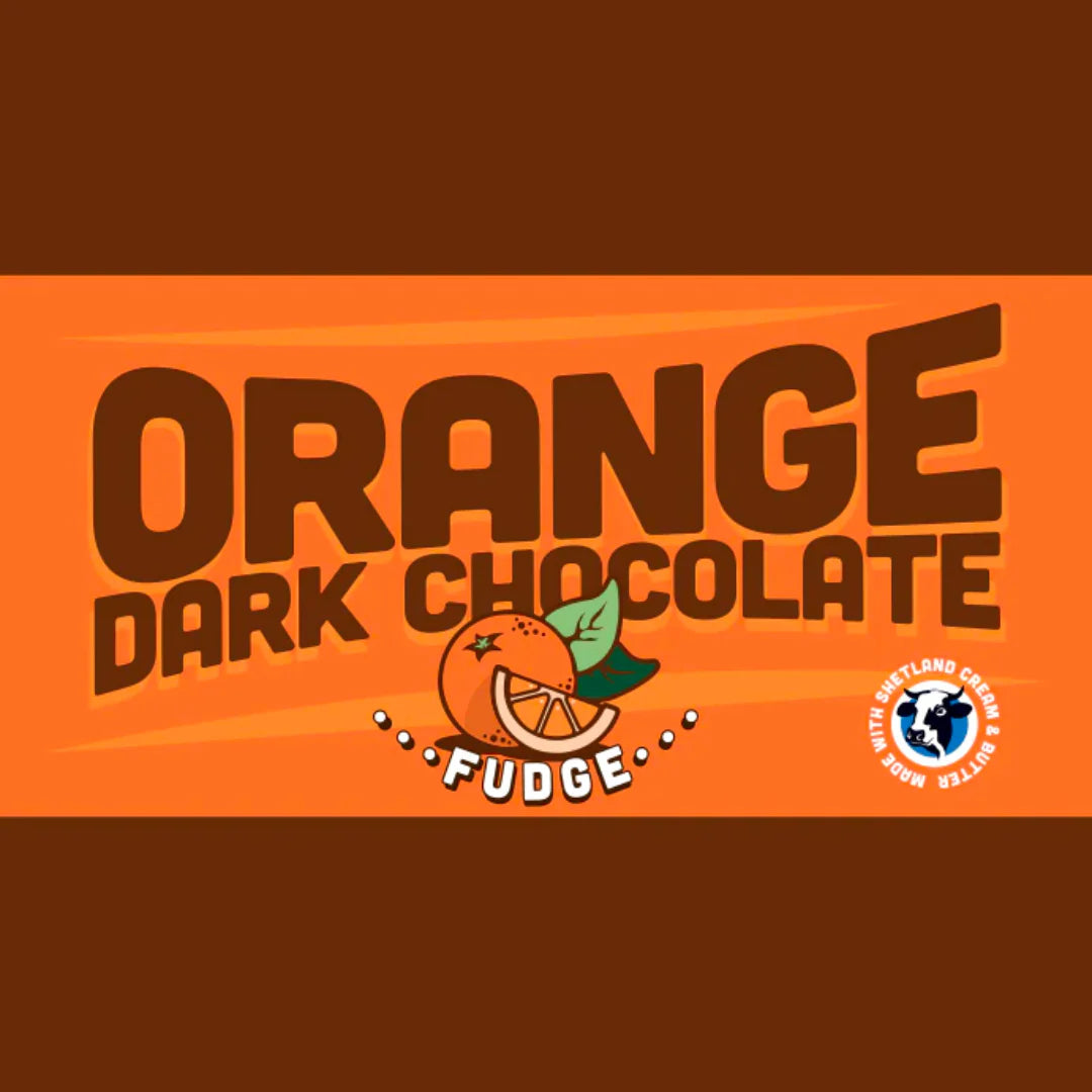 Island Larder Fudge - Orange Dark Chocolate (UK SHIPPING ONLY)