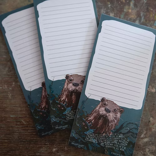 Charlotte Strawbridge Otter Notepad