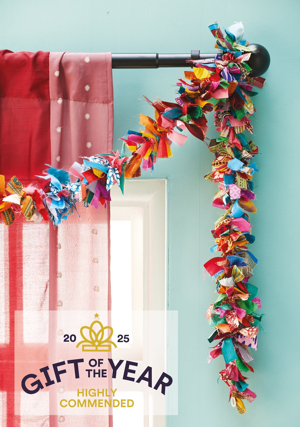 Recycled Sari Eco Tinsel/Garland - Multicoloured