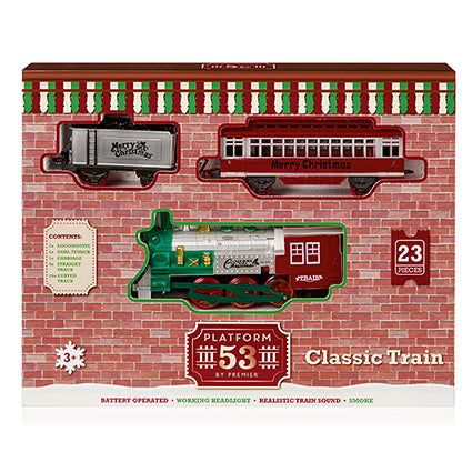 Musical Christmas Train Set