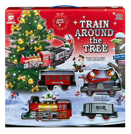 Lit Musical Round The Tree Train Set