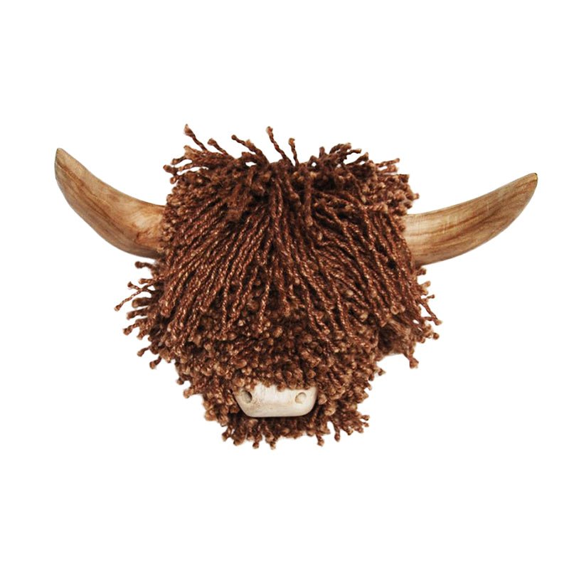Aquarelle Home 'Ailsa' Medium Highland Cow Wall Mount