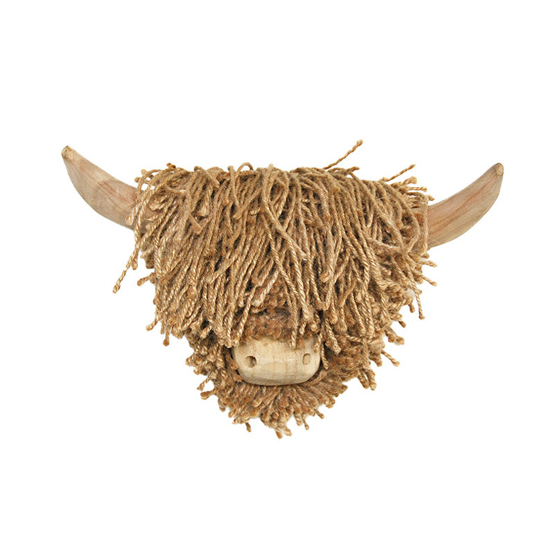 Aquarelle Home 'Ailsa' Medium Highland Cow Wall Mount
