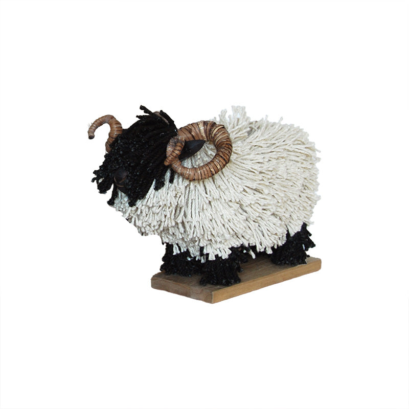 Aquarelle Home 'Rupert the Ram' (Cream/Black)