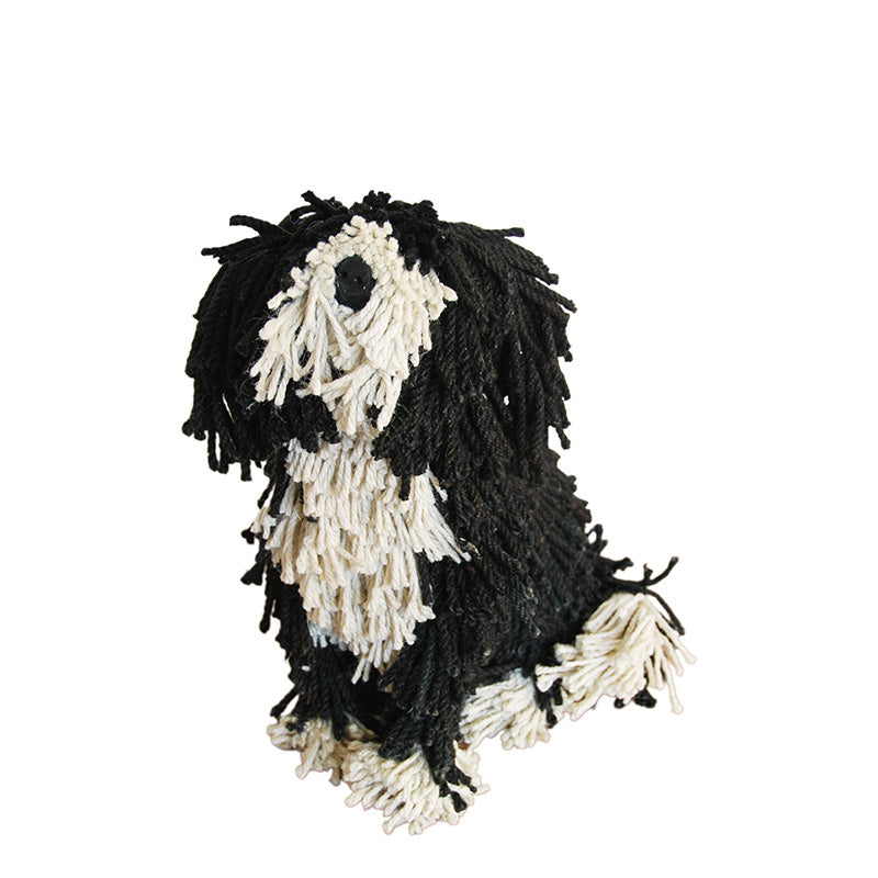 Aquarelle Home 'Dougal the Dog' Sitting (Black/Cream)