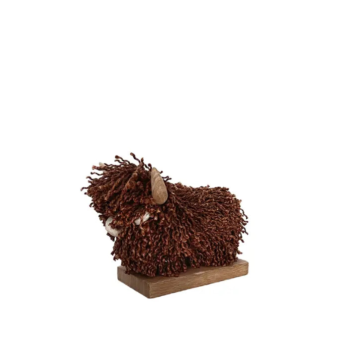 Aquarelle Home 'Teeny Weeny' Morag Highland Cow (Jute Brown)