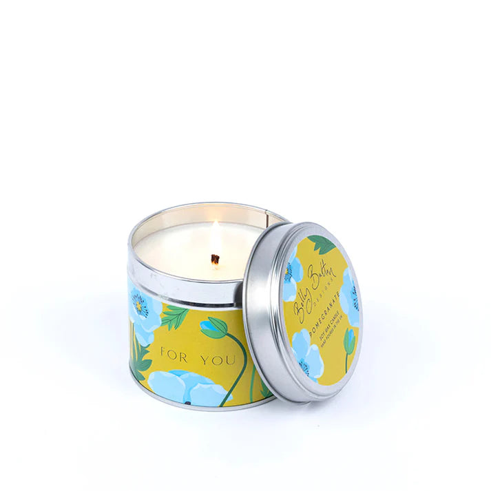 ‘For You’ Blue Poppy Soy Wax Candle