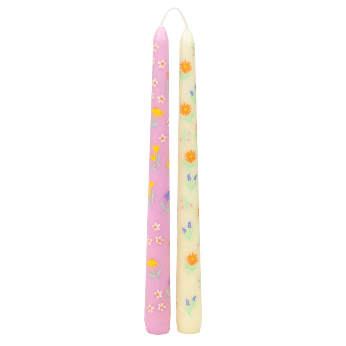 Taper Candles 2PK - Floral
