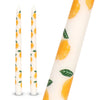 Taper Candles 2PK - Lemons