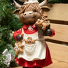 31cm Highland Cow Baker Ornament