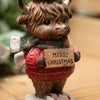 16cm Highland Cow Standing Ornament