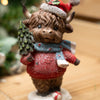 16cm Highland Cow Standing Ornament