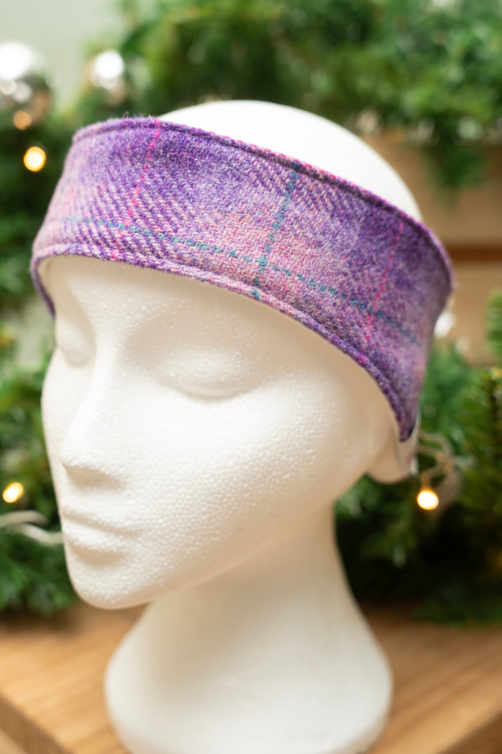Dalscone Harris Tweed Sherpa Lined Winter Headband