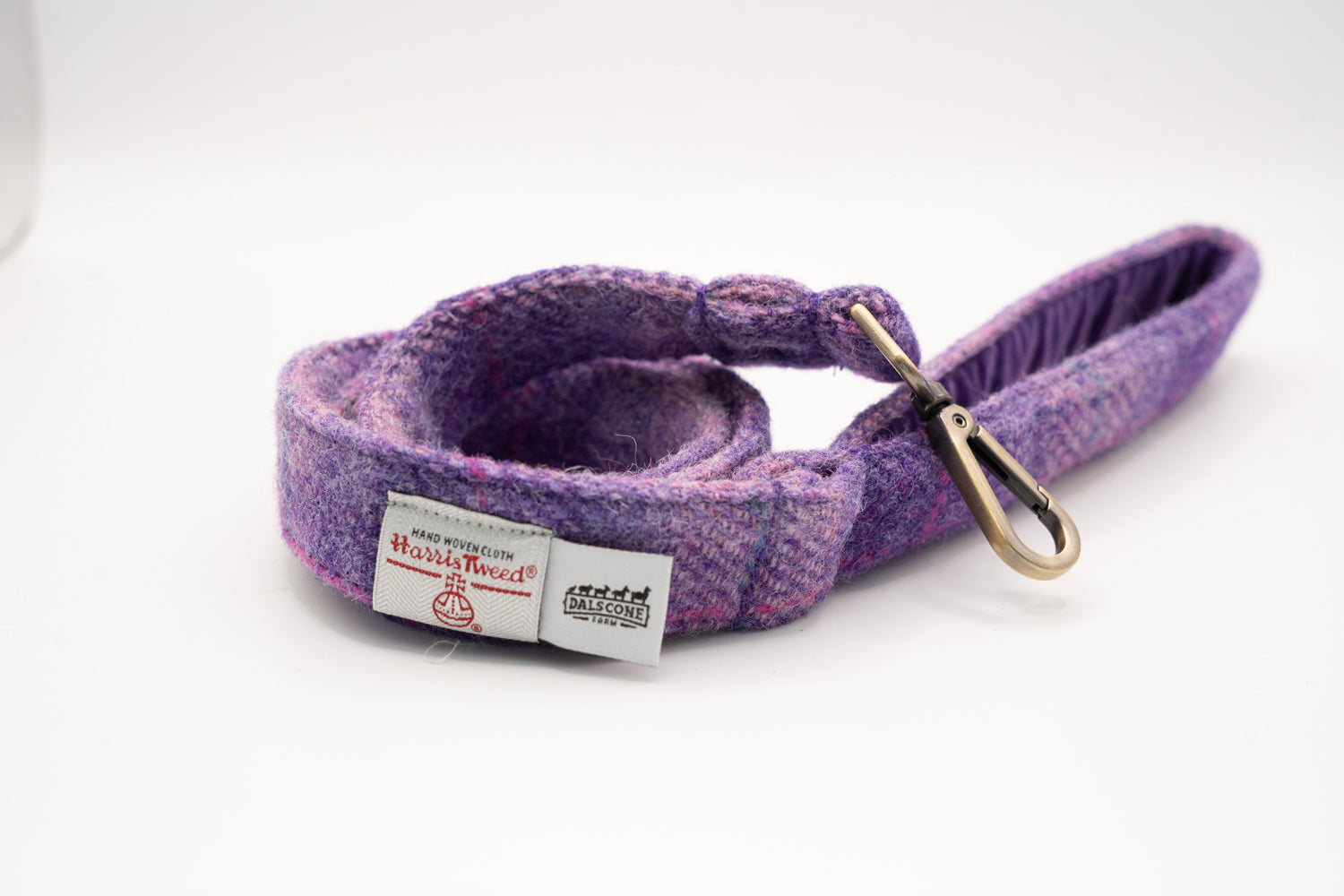 Dalscone Harris Tweed Dog Lead