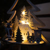 Light up Wooden Tree Scene