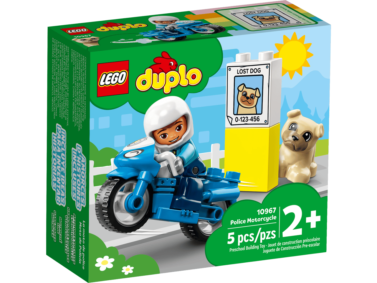 DUPLO Police Motorcycle