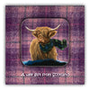 'A Wee Gift from Scotland' Dalscone Tartan Coaster Card