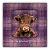 'A Wee Gift from Scotland' Dalscone Tartan Coaster Card