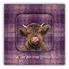 'A Wee Gift from Scotland' Dalscone Tartan Coaster Card