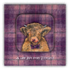 'A Wee Gift from Scotland' Dalscone Tartan Coaster Card