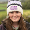 Dalscone Purple Striped Bobble Hat