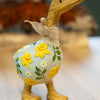 Floral Duck Ornament