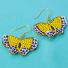 Butterfly Seed Bead Hook Earrings
