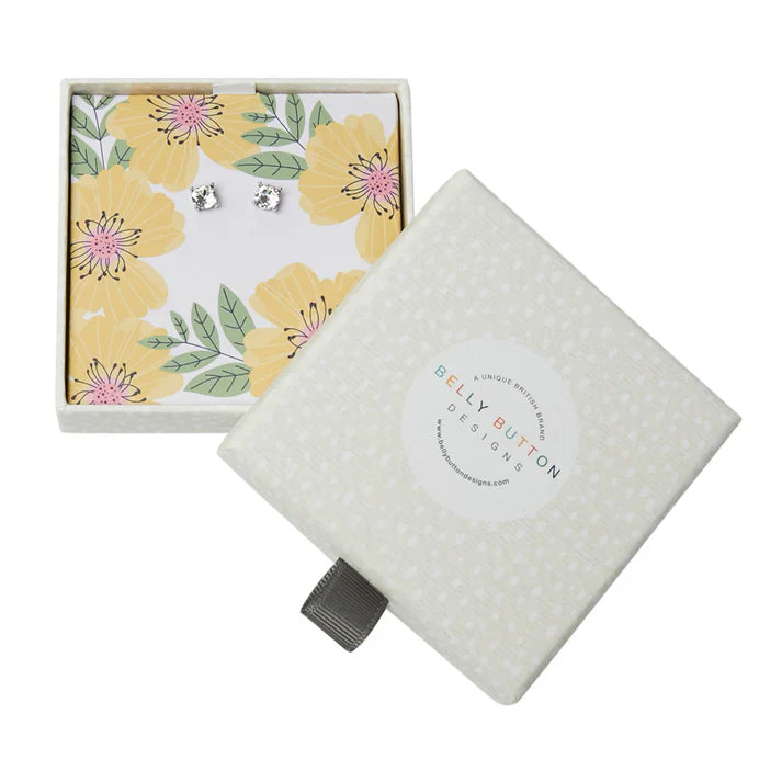 Yellow Rose Earrings