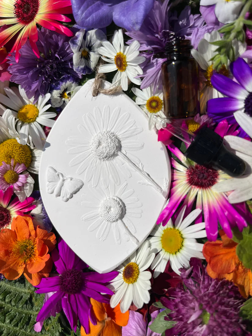 Butterfly & Daisies Botanical Cast Diffuser in Sweet Orange (Large)