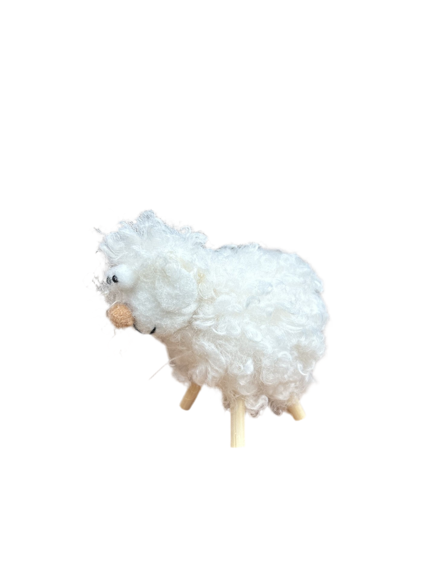 Standing Woolly Sheep Ornament