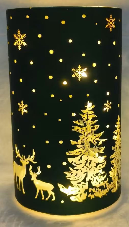 Glass Cylinder - Green