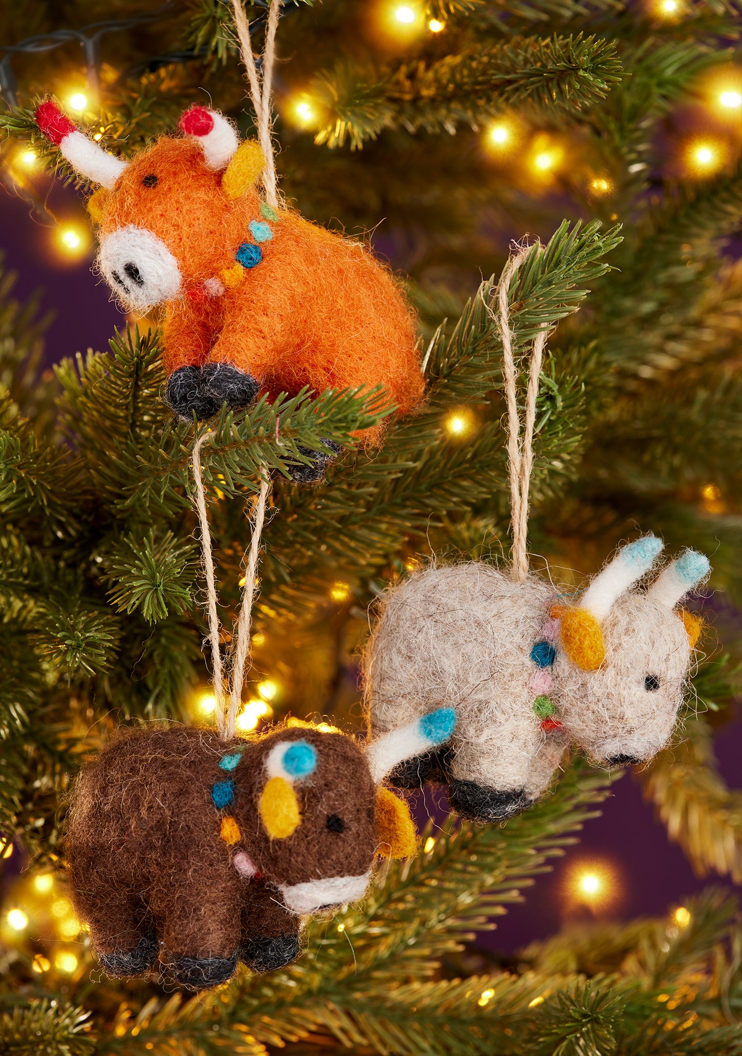 Namaste Felt Yak Decoration