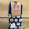 Blue Wool Blend Daisy Socks