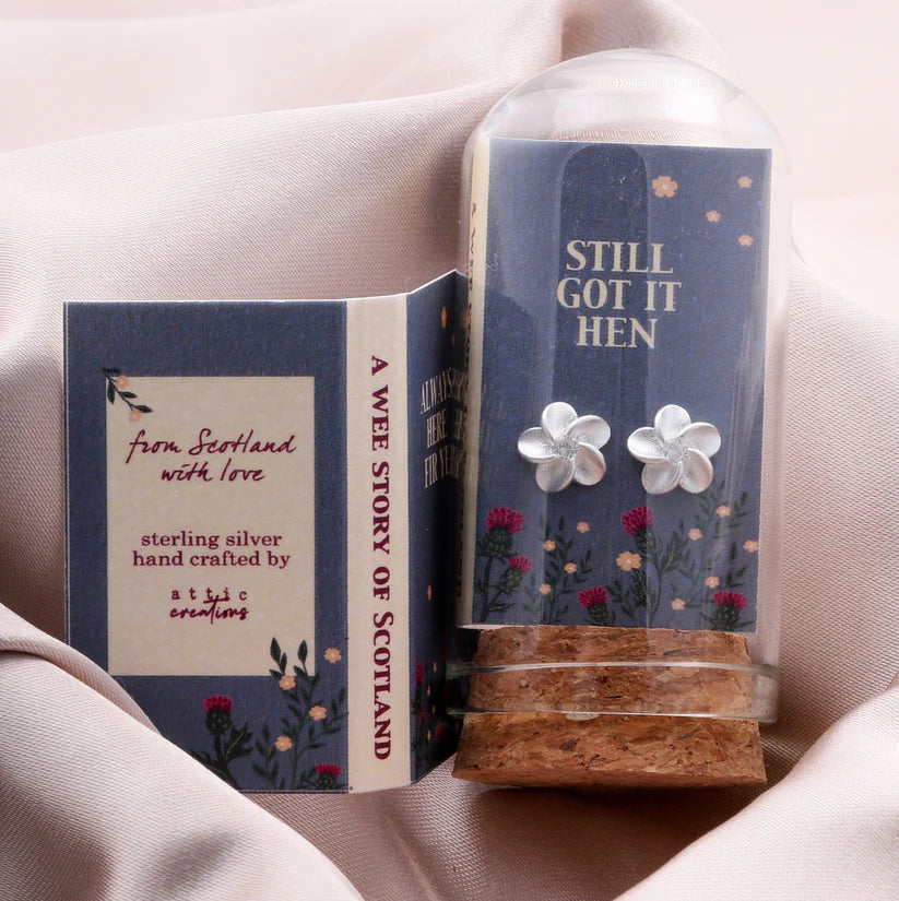 Attic Creations 'Still got it Hen' Earrings