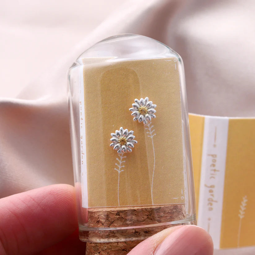 Attic Creations Aster Flower Earrings