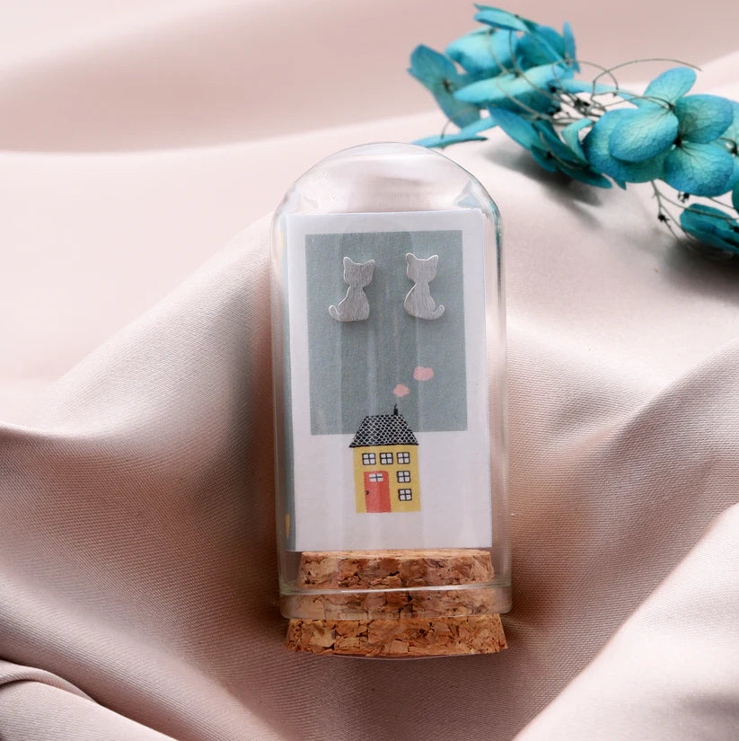 Attic Creations Cat Earrings