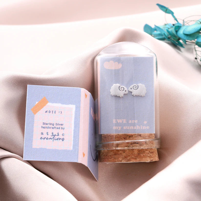 Attic Creations' Little Lamb' Earrings