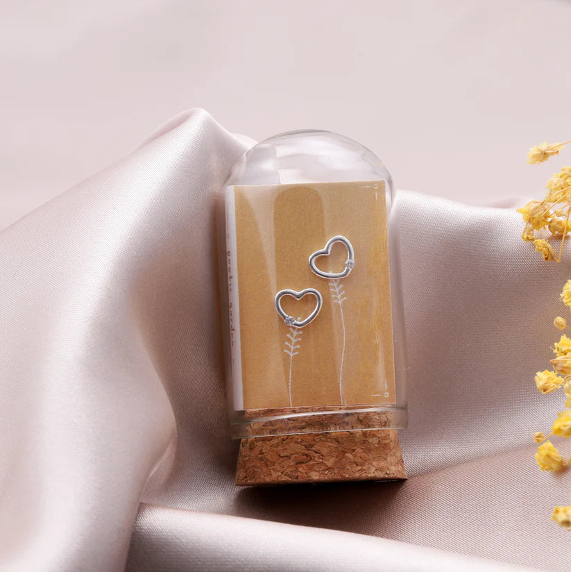 Attic Creations Cutout Heart Earrings